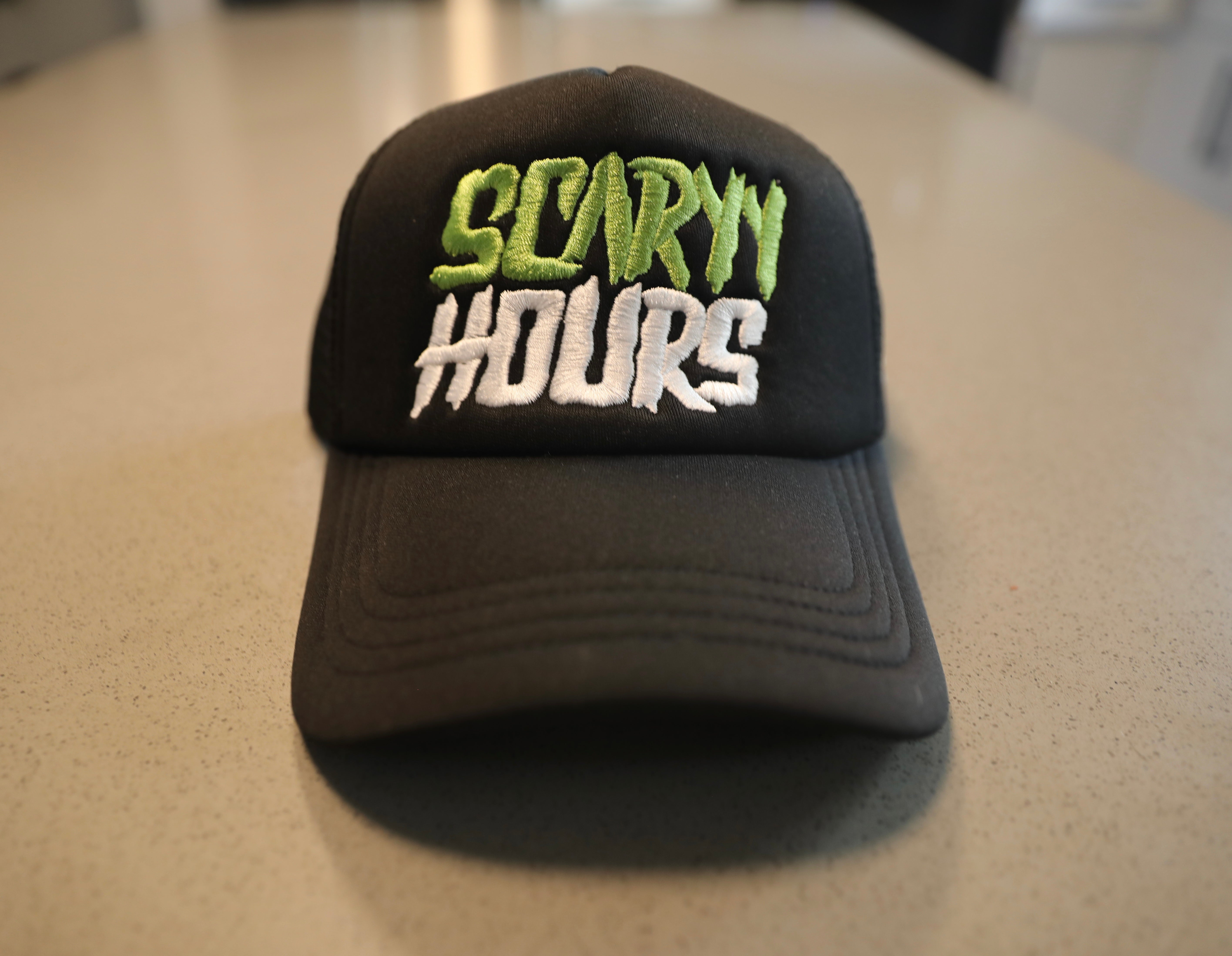 "Scaryy Hours" Trucker Hat (Black)