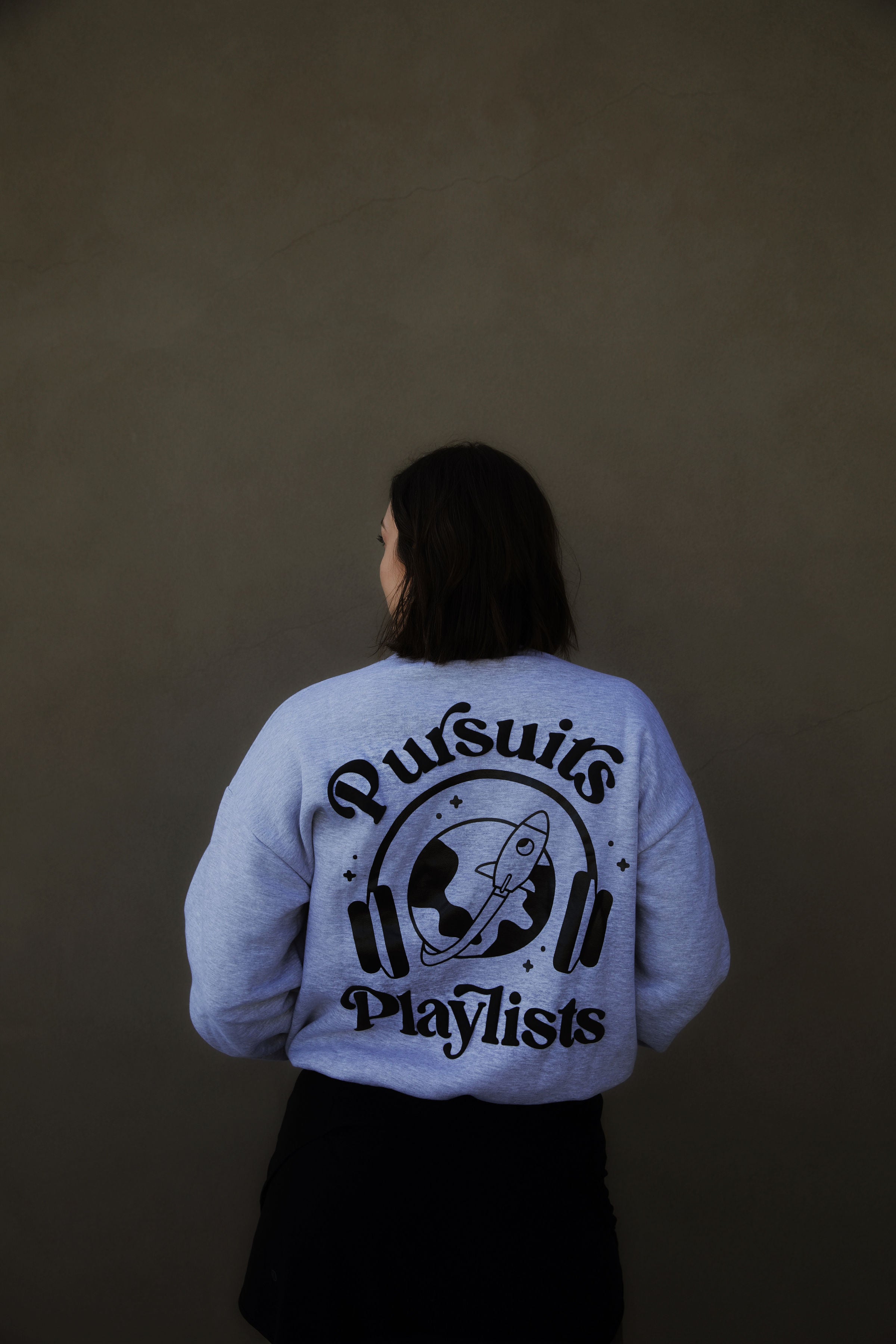 Pursuits and Playlists "Flagship" Oversized Crewneck